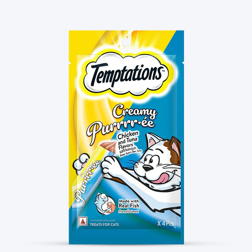TemptationsCreamyPurrrr-eeCatTreats_Chicken_TunaFlavour-48g_4pieces