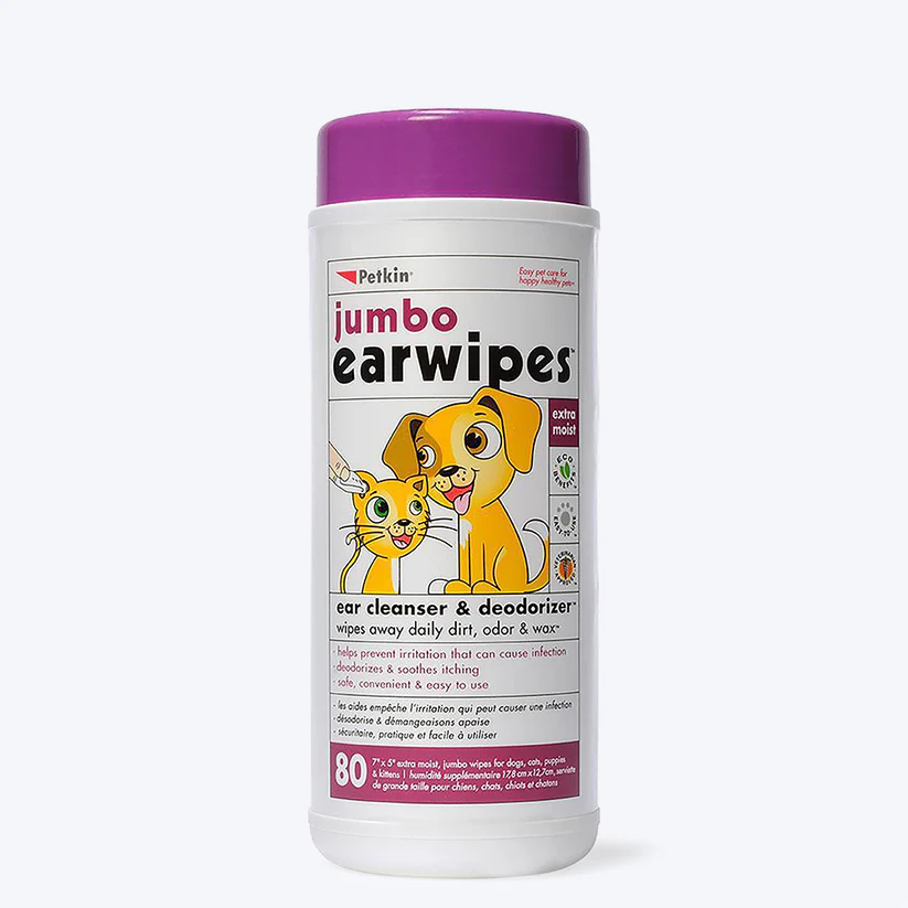 PetkinJumboEarwipesforDogsandCats-80wipes